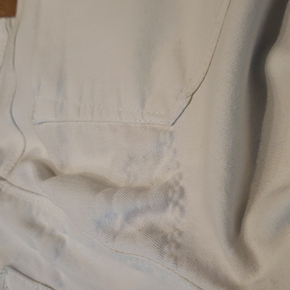 ZARA Basic Womens Denim Pants White Size 10 - Picture 10 of 10